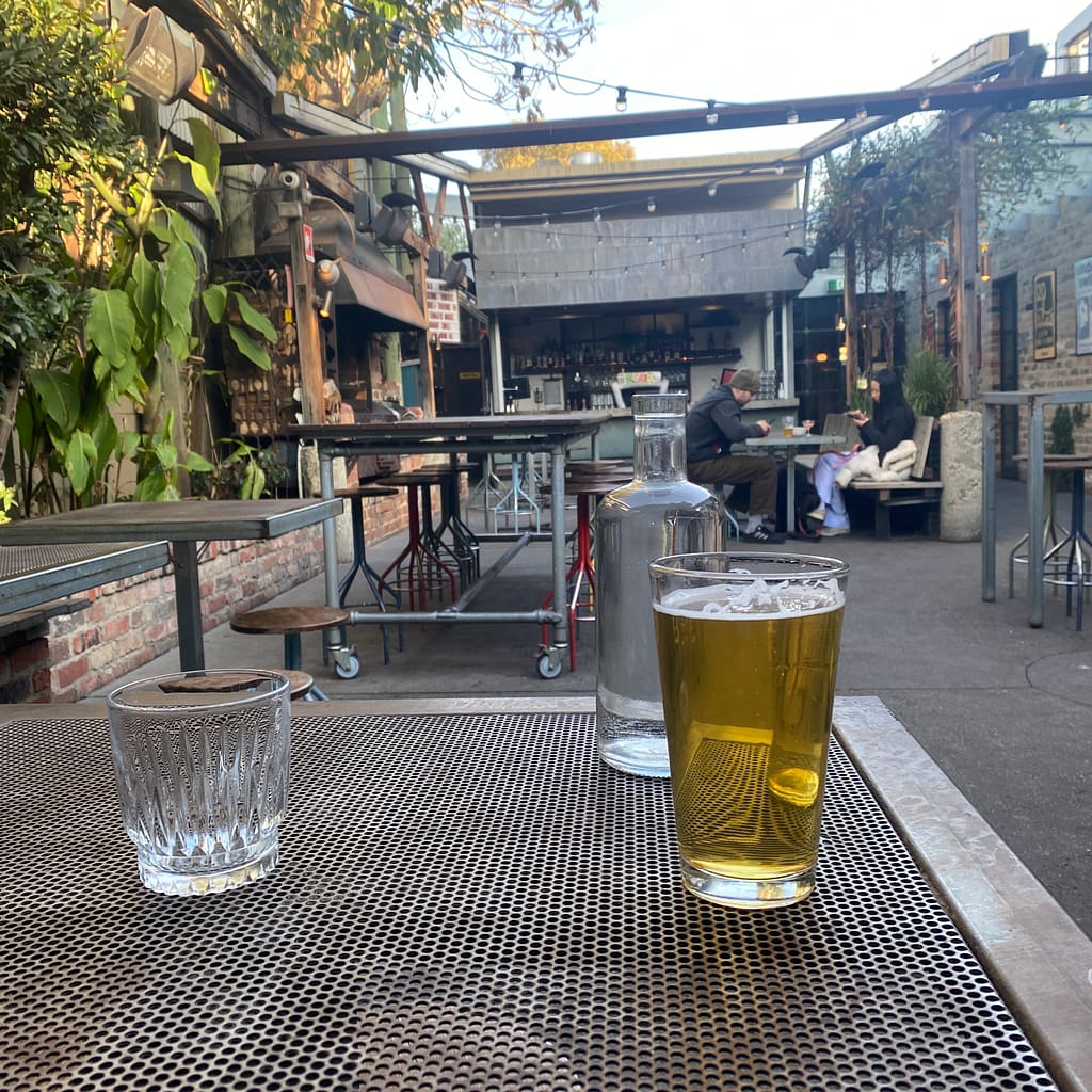 dr morse beer garden - sadly gone to crap