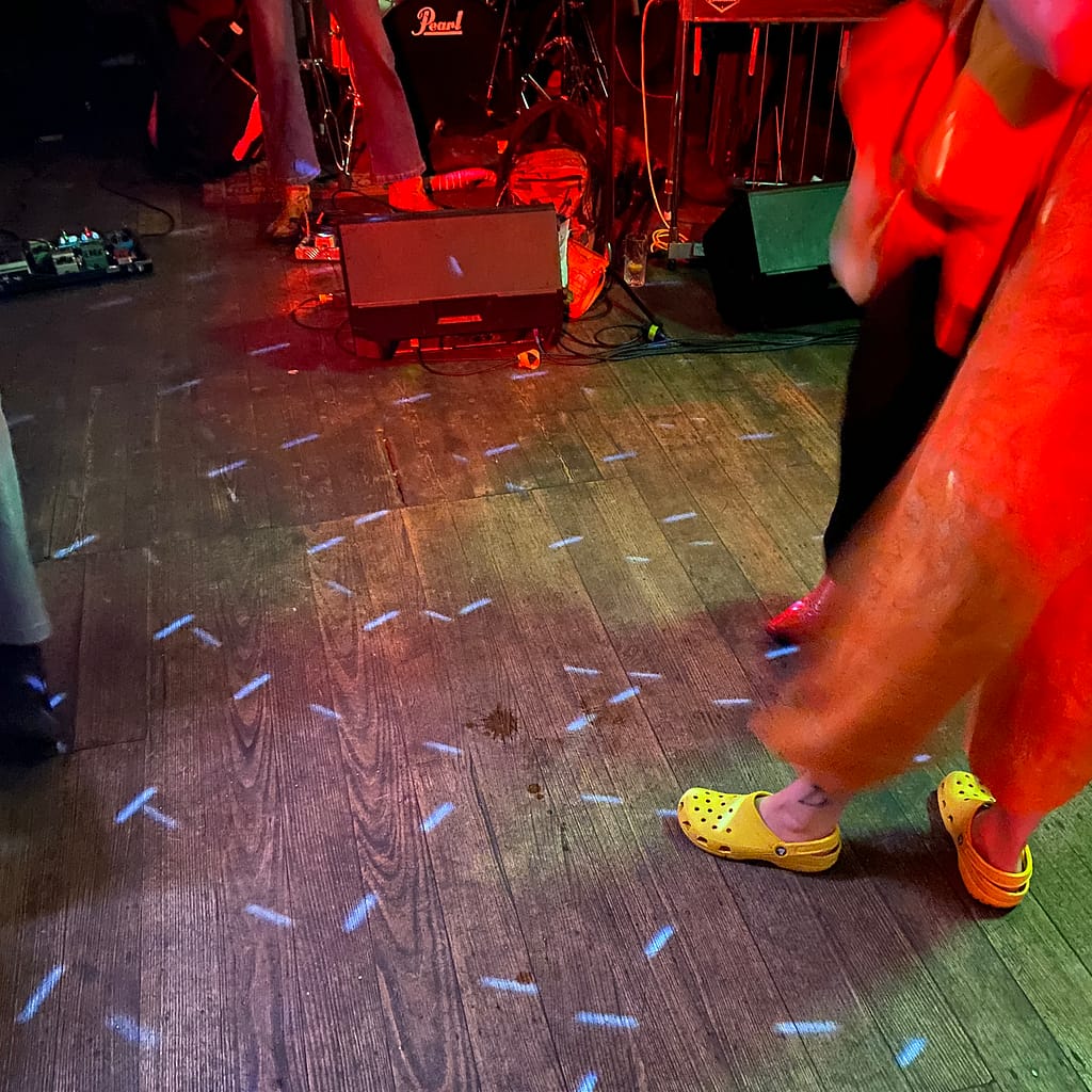 lights on the dance floor at the gem