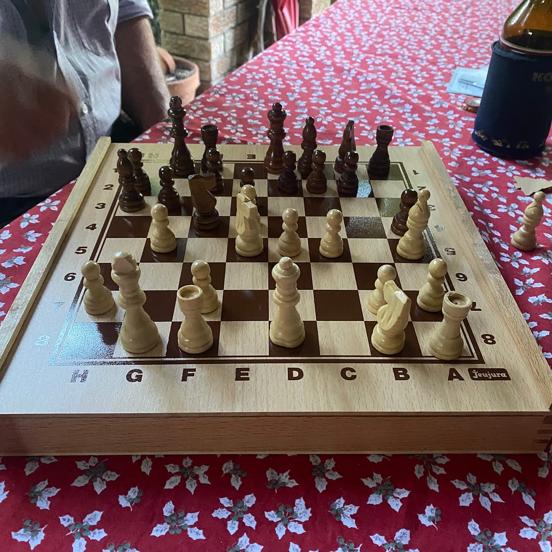 game of chess on christmas day