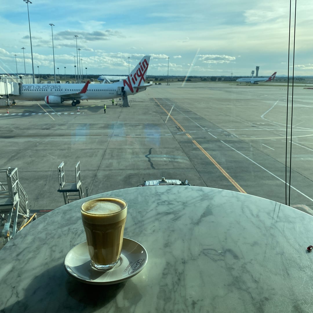 melbourne airport view