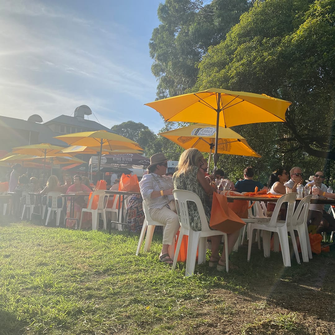 umbrellas at prosecco festival