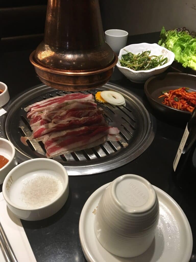 Korean bbq meat