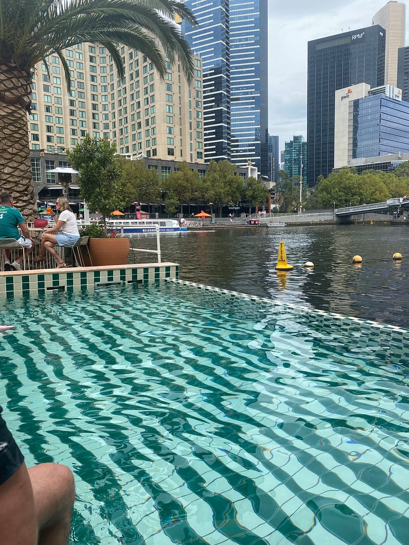 arbory afloat on a 35 degree day
